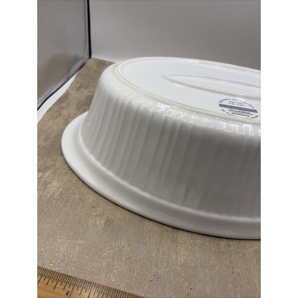 CorningWare French White CW-34C 4 Qt Oval Casserole Roaster - No Lid - Picture 11 of 11